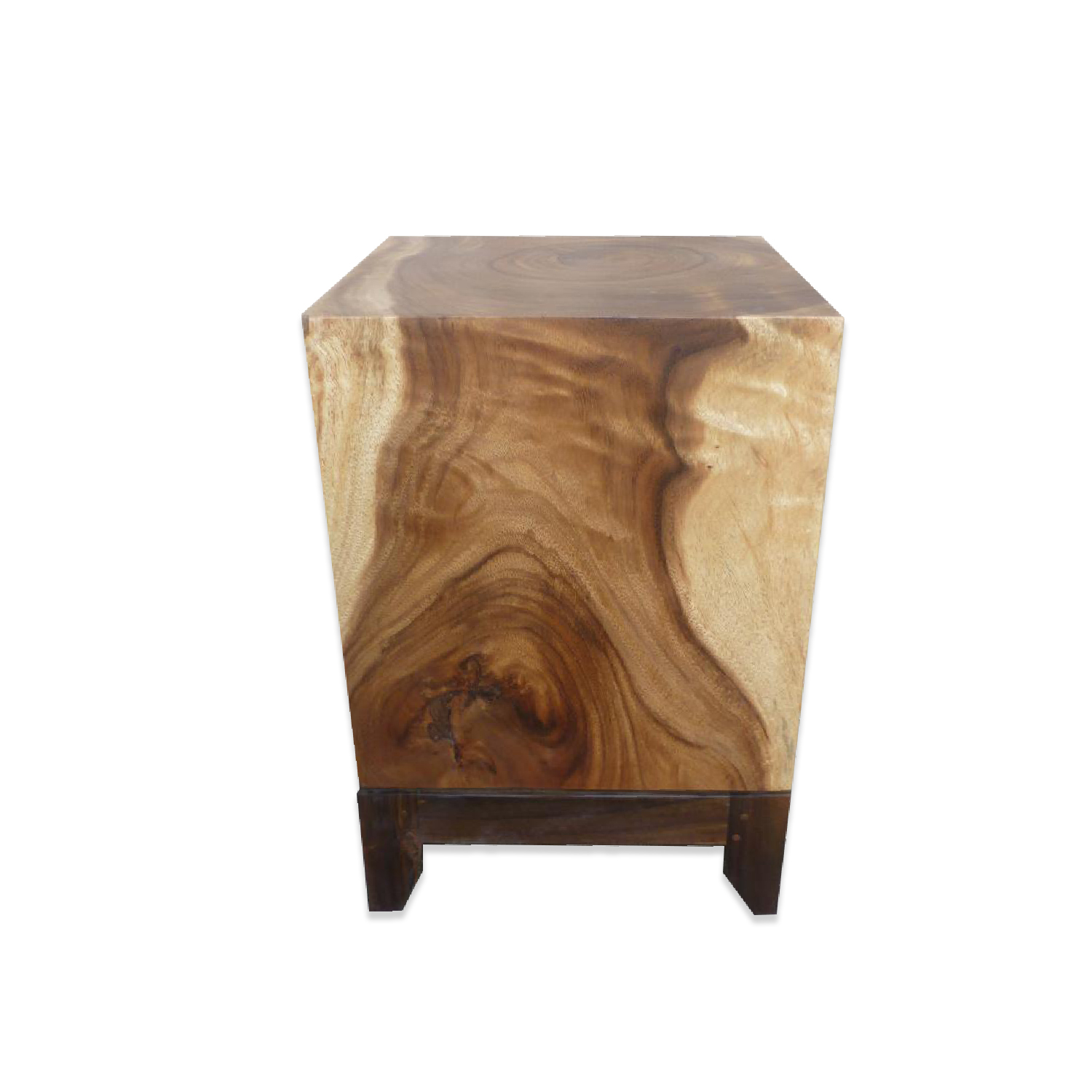 Tavolino – Legno Suar – 35x35x40h