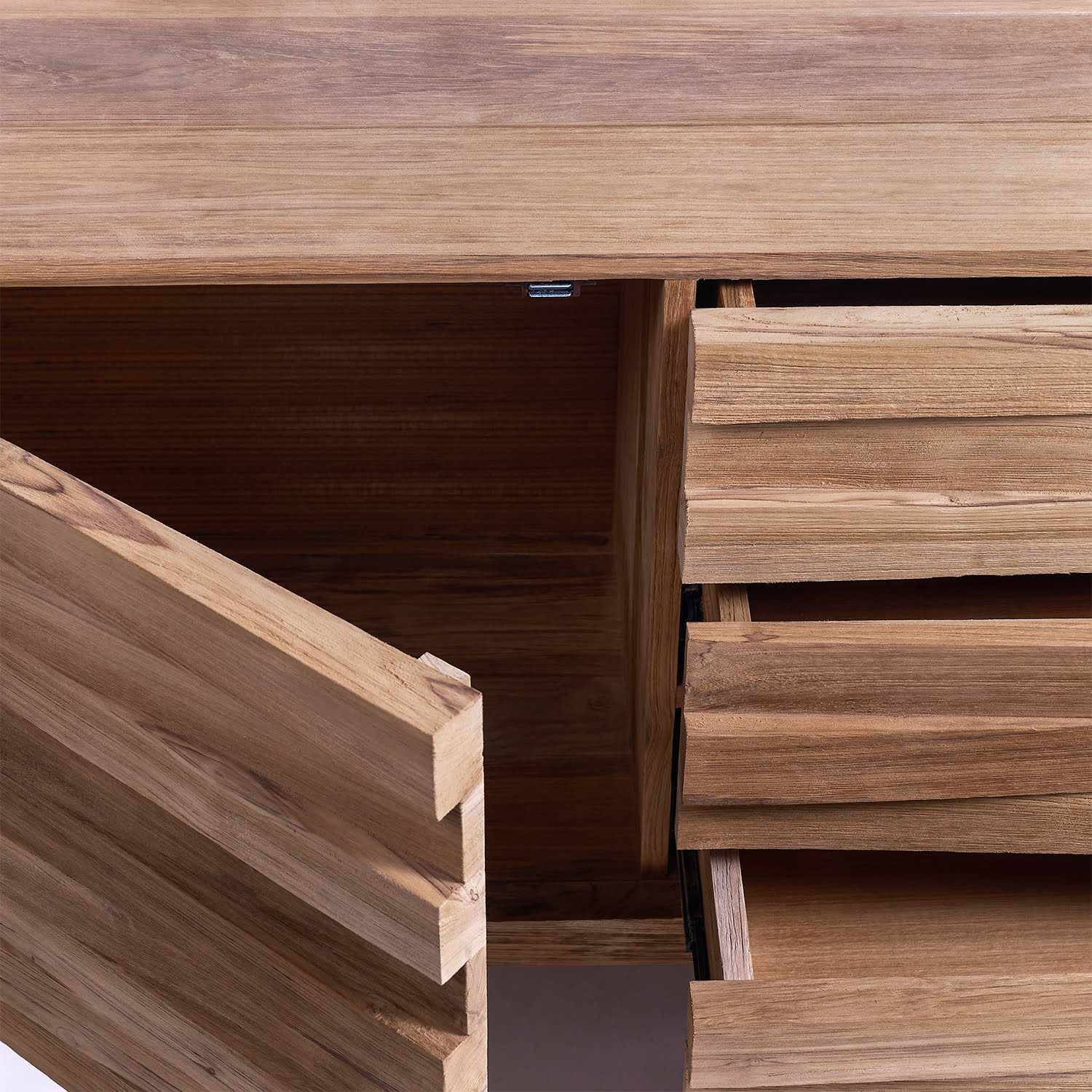Fascia madia/porta tv – legno Teak – 180x45x70h
