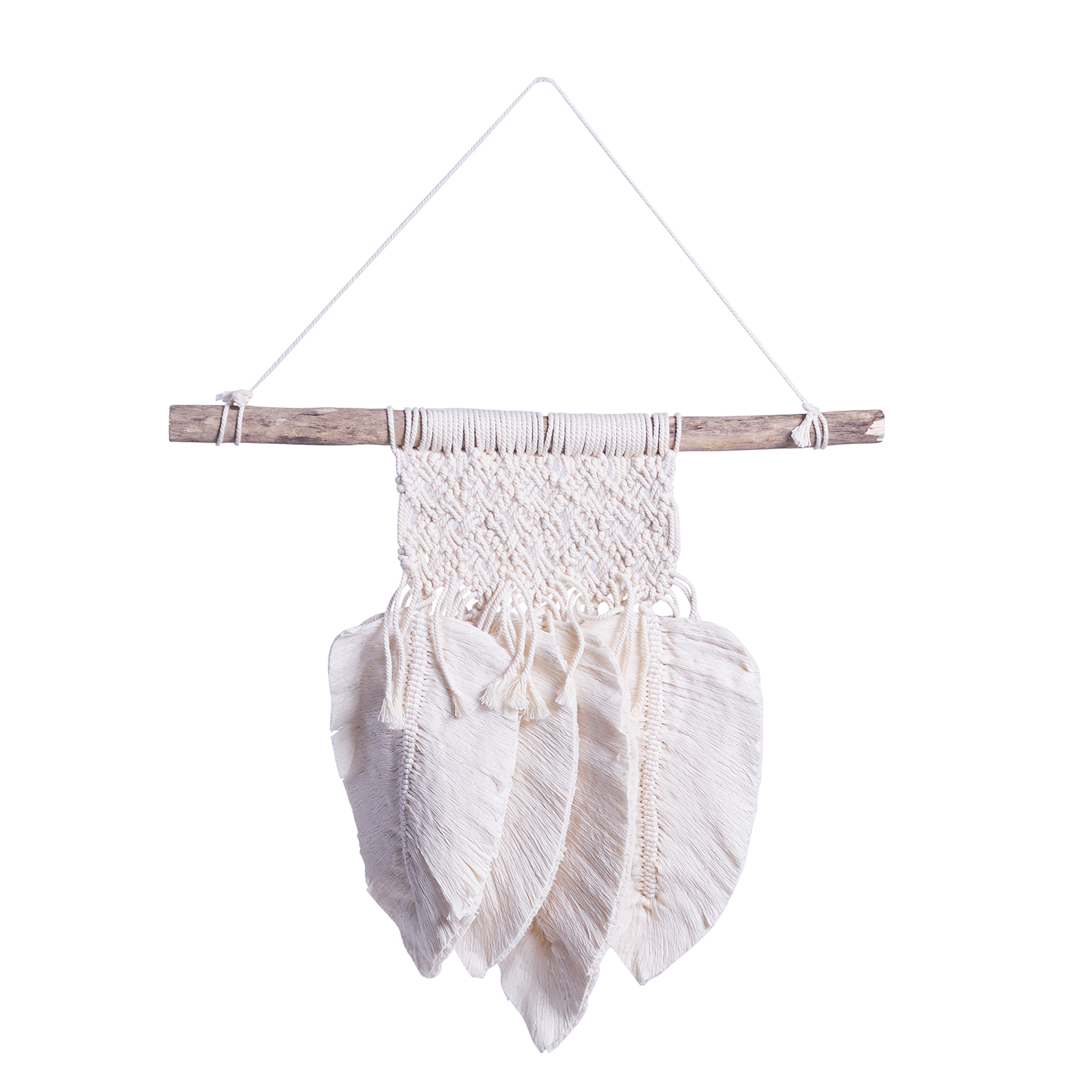 Trid decorazione – macrame’ – 56x3x50h
