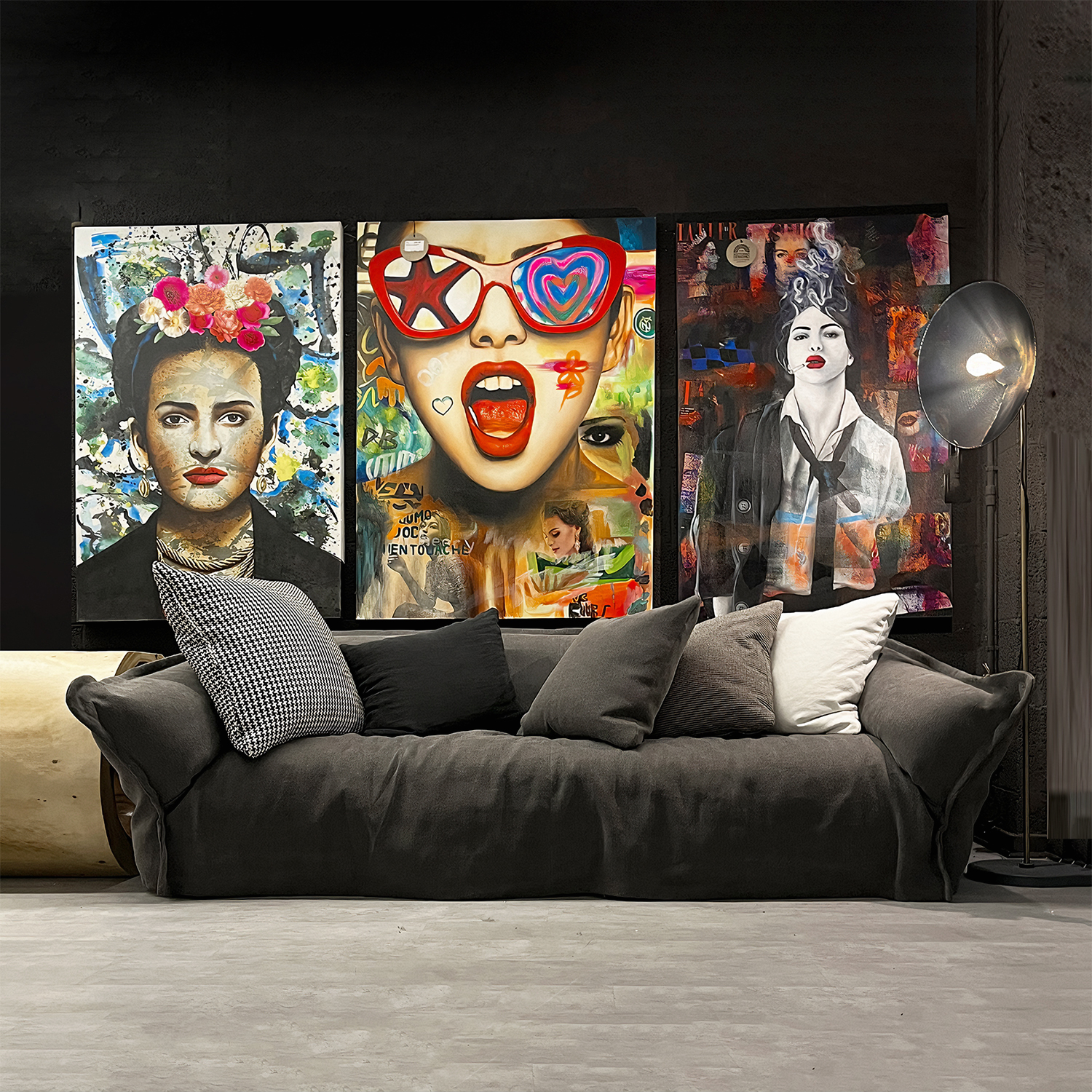 Quadro donna – pittura acrilica – 90x140h