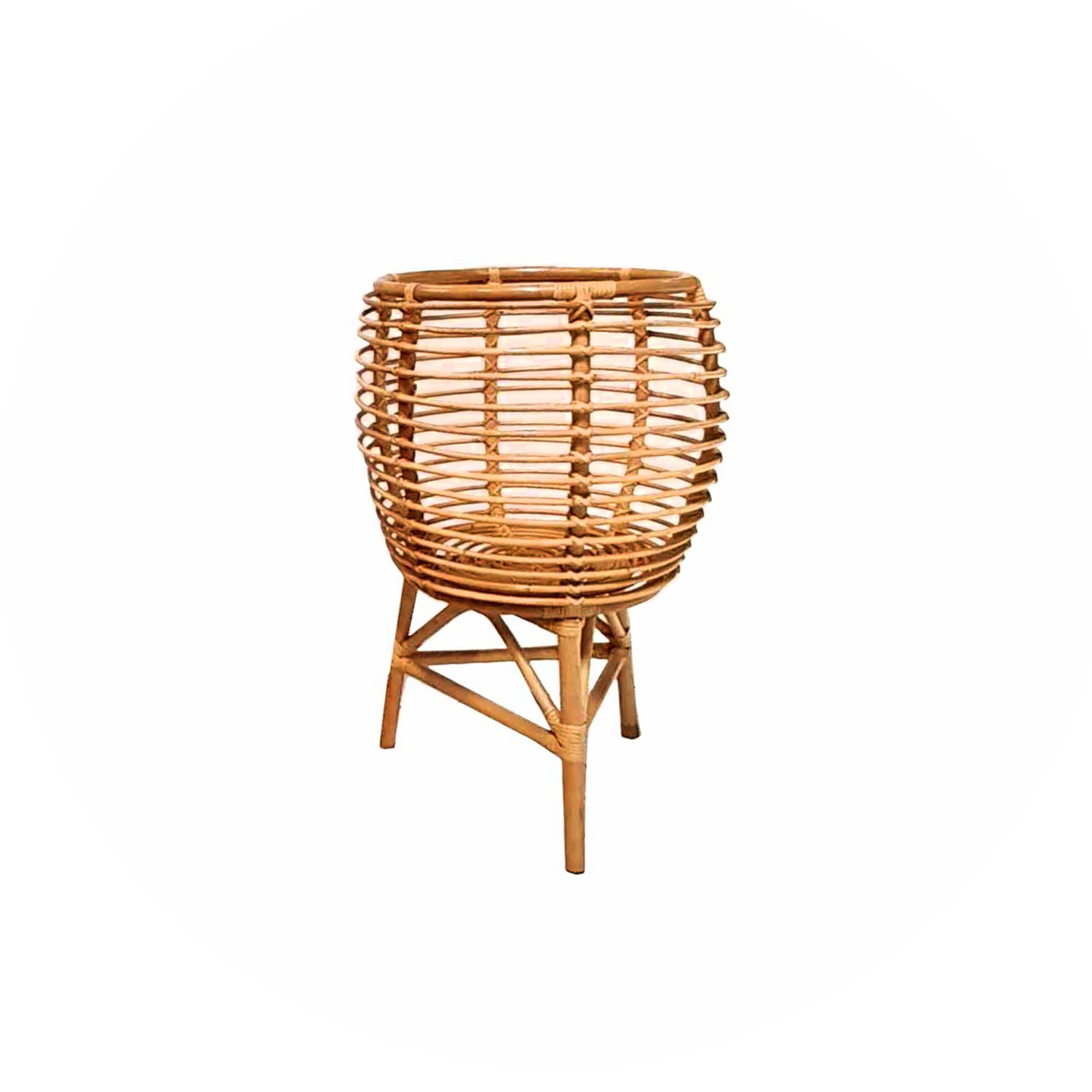Troppy vaso – rattan naturale – Dia.40×75