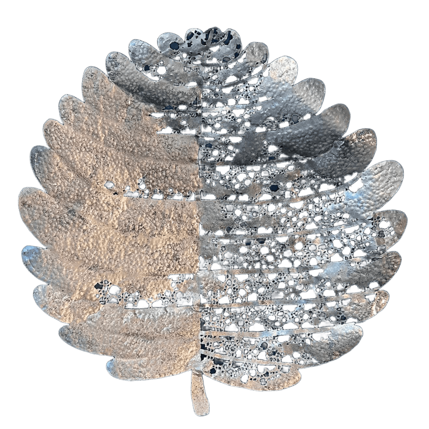 Pannello Foglia – metallo – 118x120h