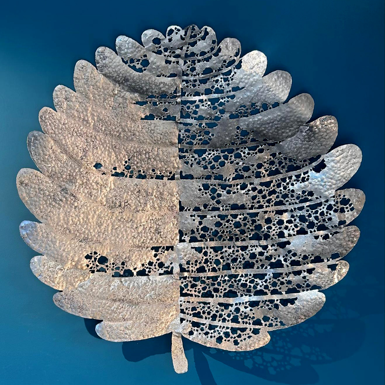 Pannello Foglia – metallo – 118x120h