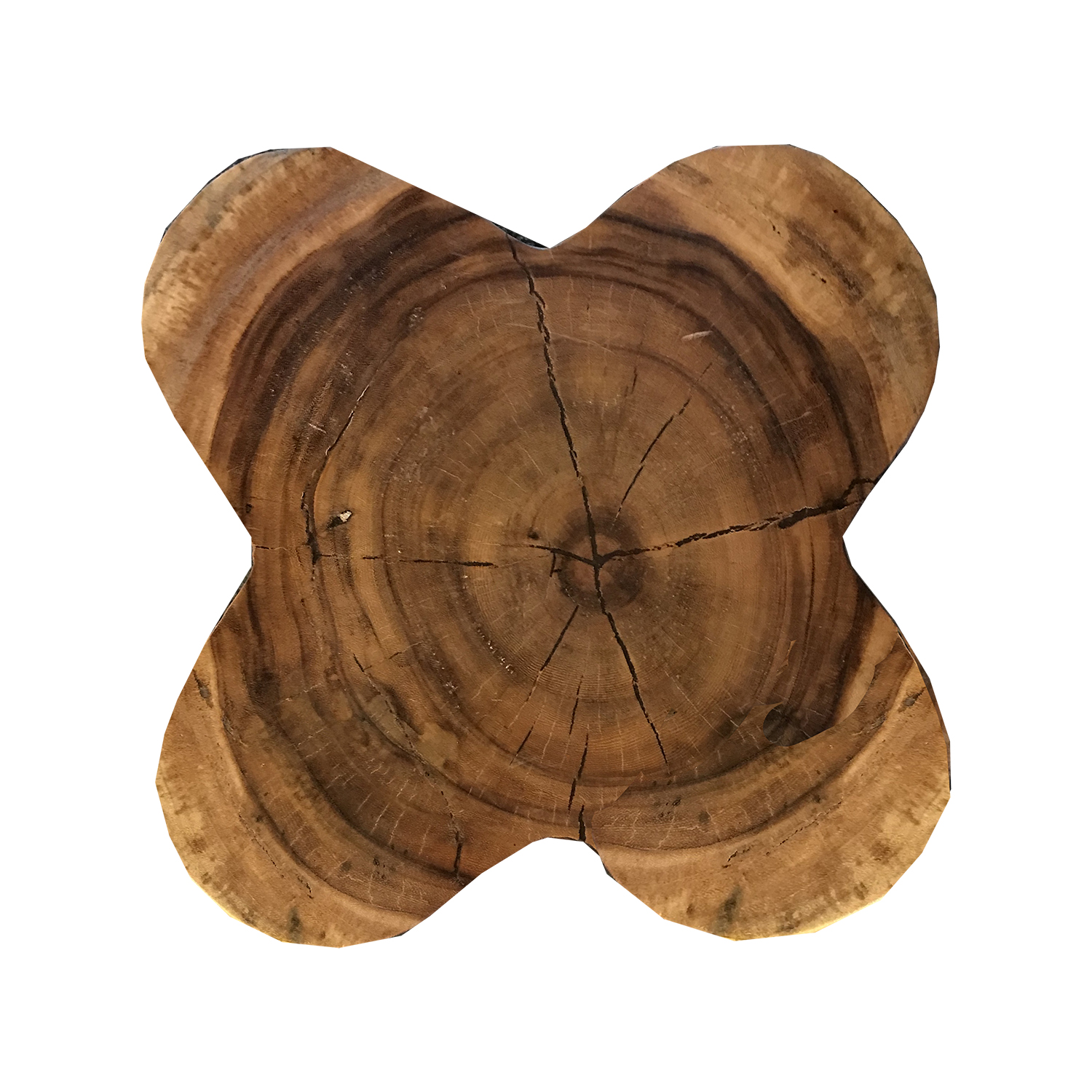 Tavolino Lily – Legno Suar – 40x40x45h