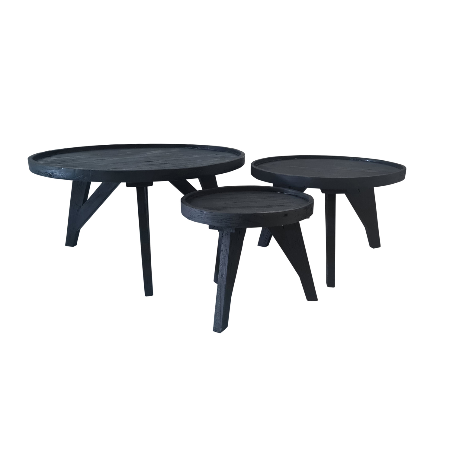 Diamond tavolino – legno Teak – Dia.80×42