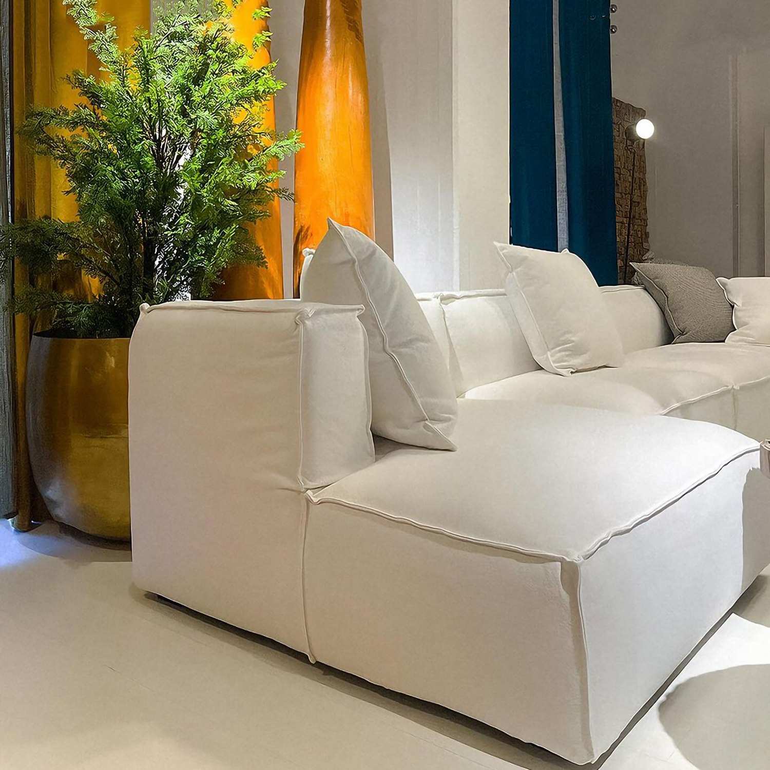 Cube divano componibile – tessuto – 400x250x80h