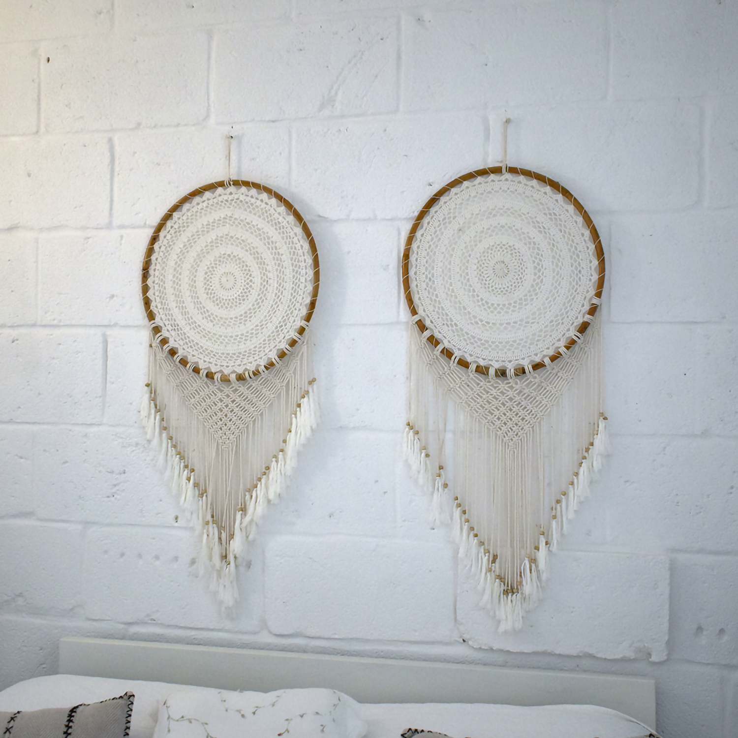 Decorazione – macramè – 50x2x110h